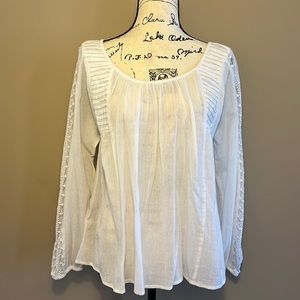 Lucky Brand White Summer Top